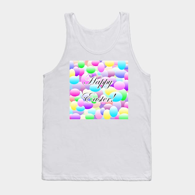 Happy Easter Light Tank Top by BlakCircleGirl